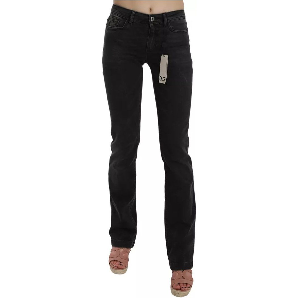 Klassische Five-Pocket Bootcut-Jeans
