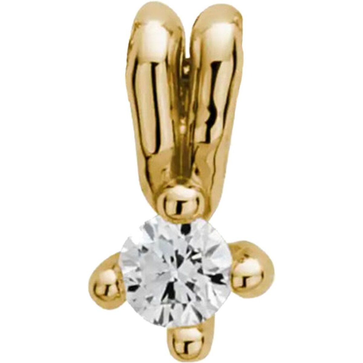 Eleganter Solitär-Diamantanhänger