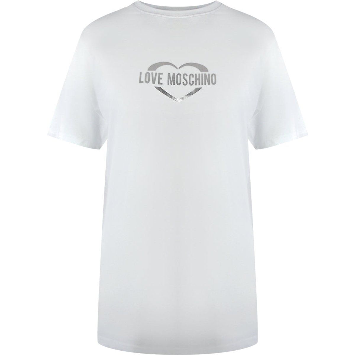 Baumwoll-T-Shirt mit metallischem Herz