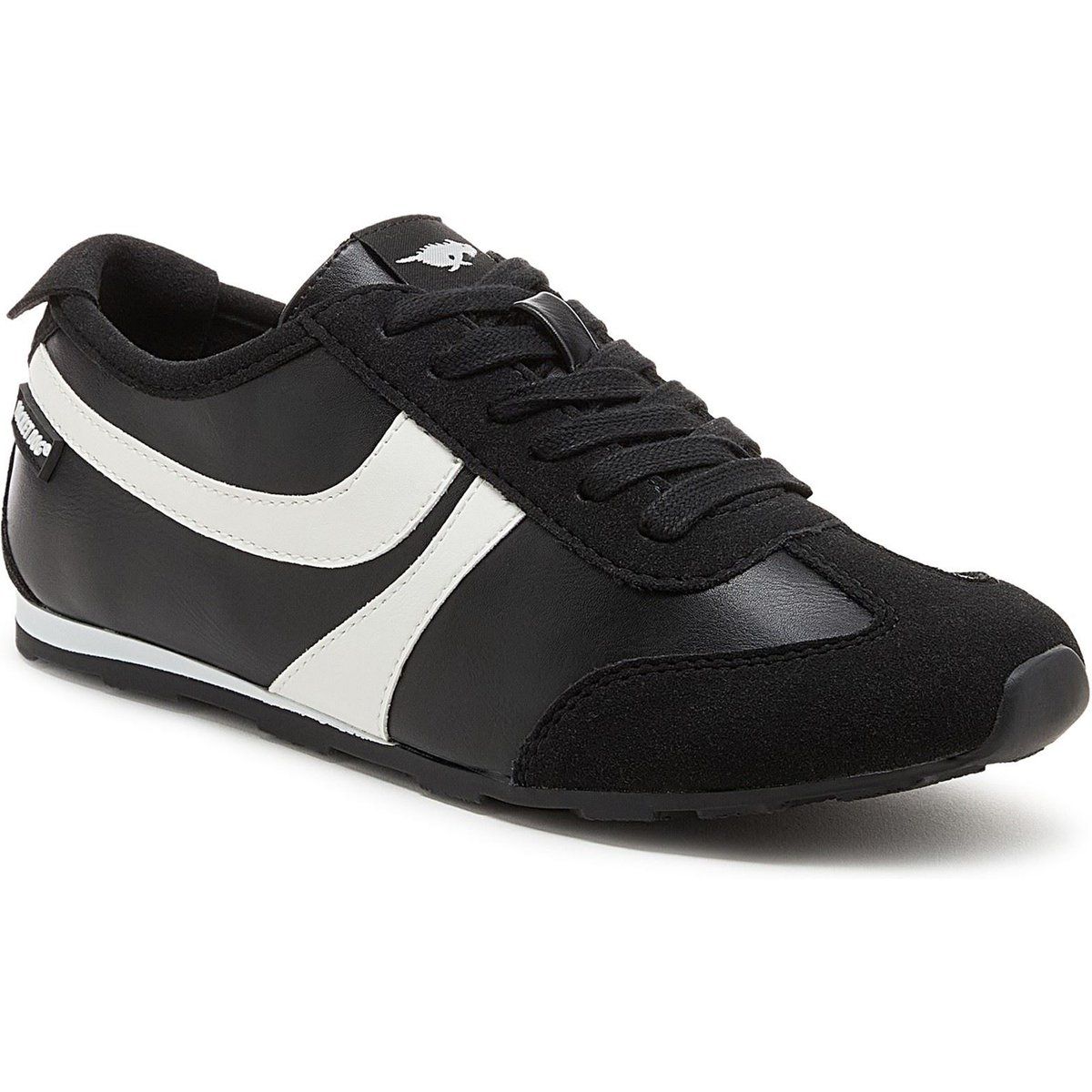Retro-Sneaker mit flacher Sohle
