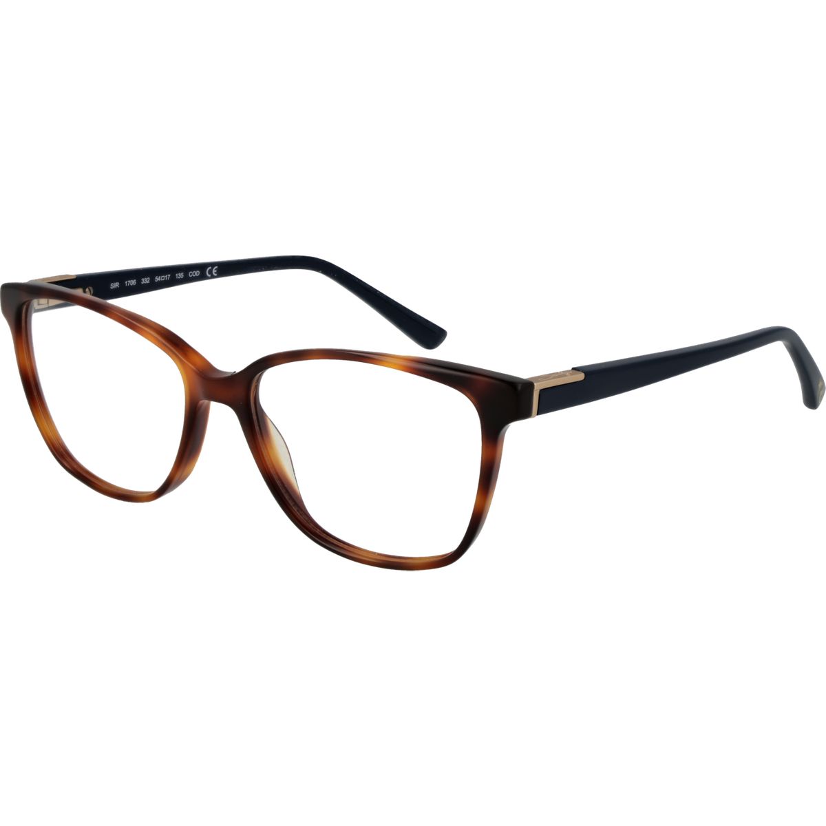 Elegante Katzenaugen-Brille mit Schildpatt-Muster