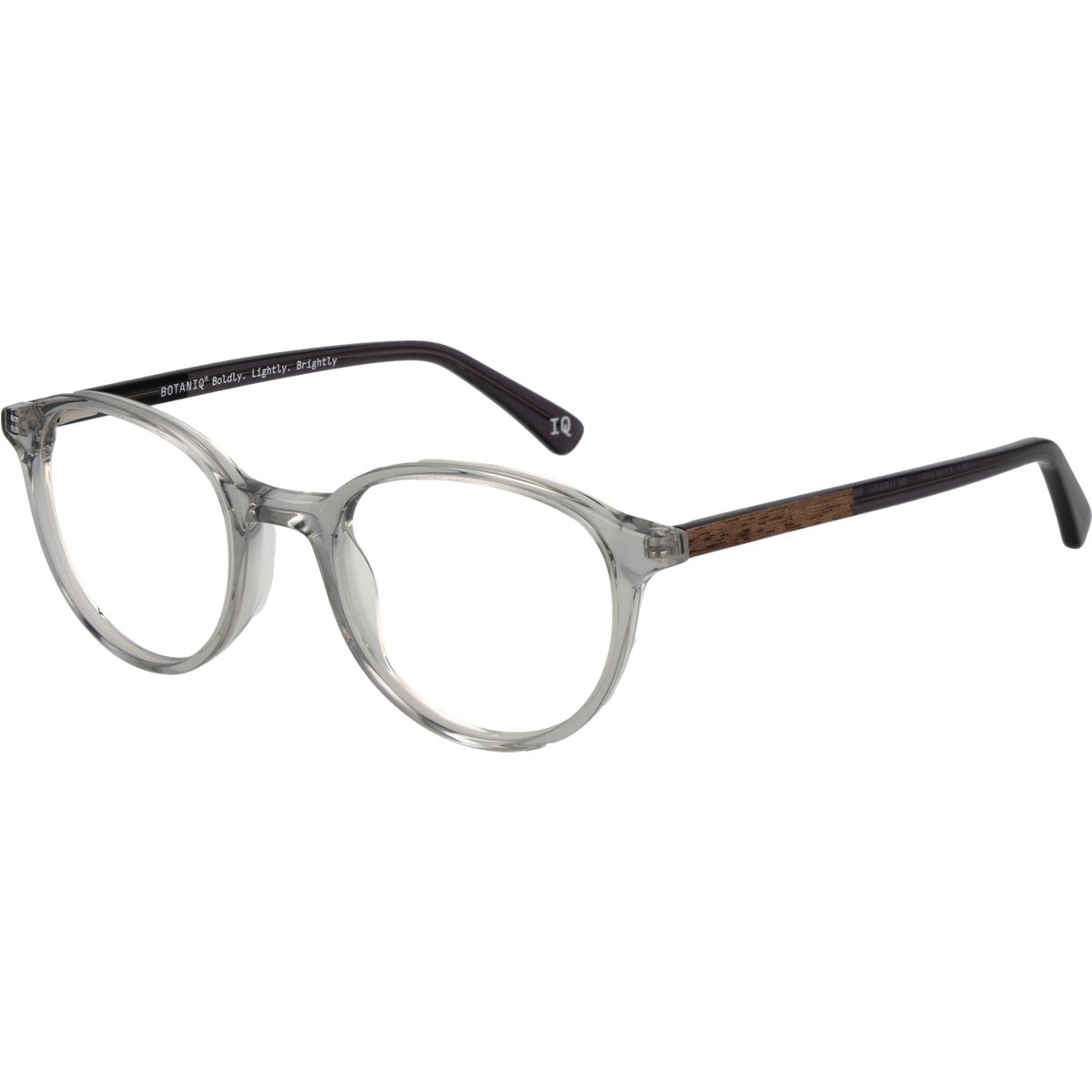 Transparente Brille im Panto-Stil