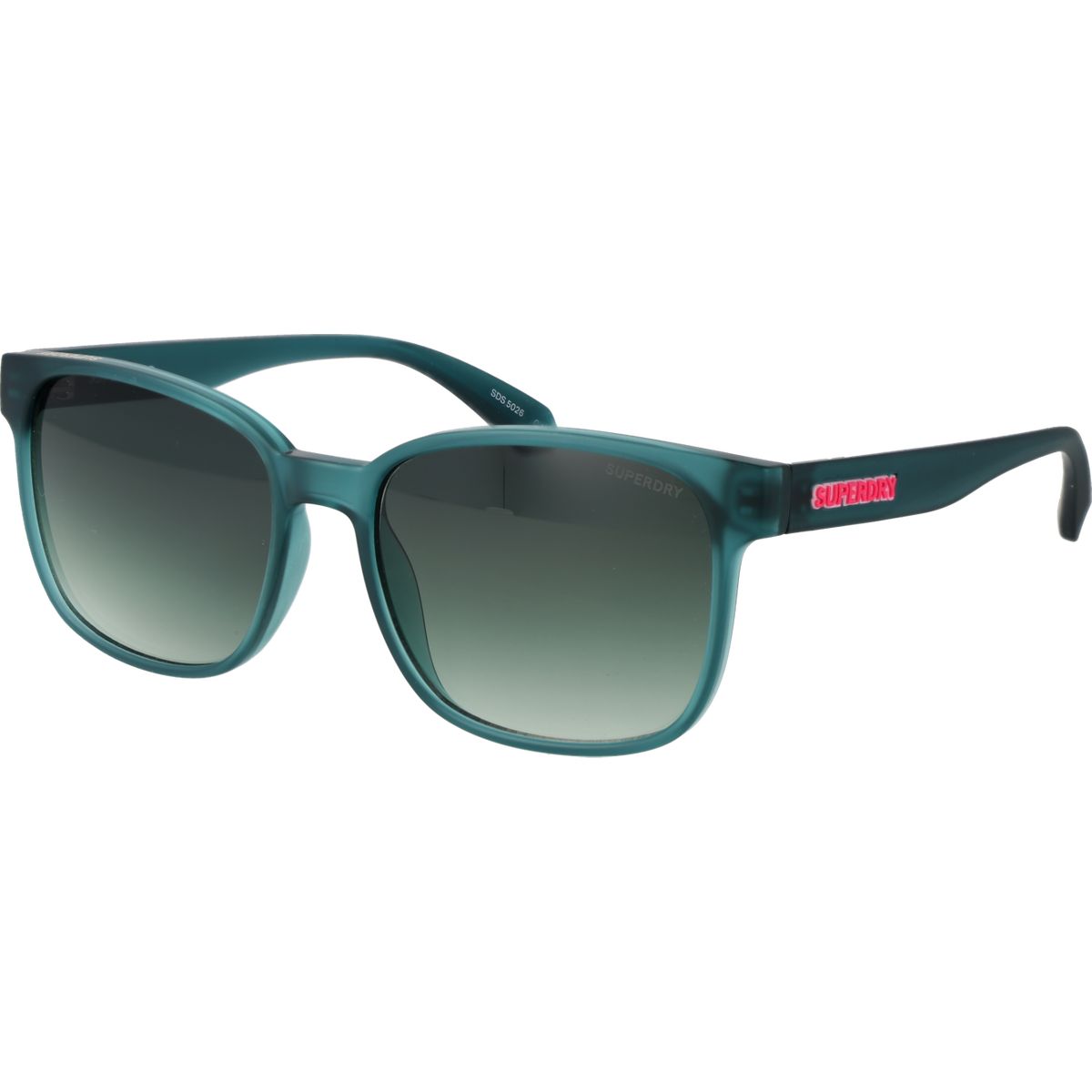 Transparente Quadratische Sonnenbrille mit Verlaufsgläsern