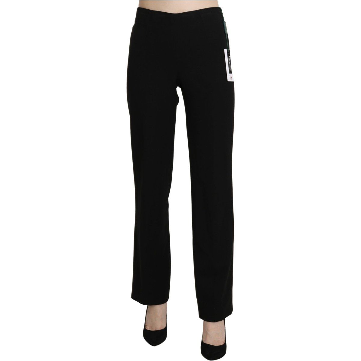 Maßgeschneiderte Hochtaillierte Hose mit geradem Bein