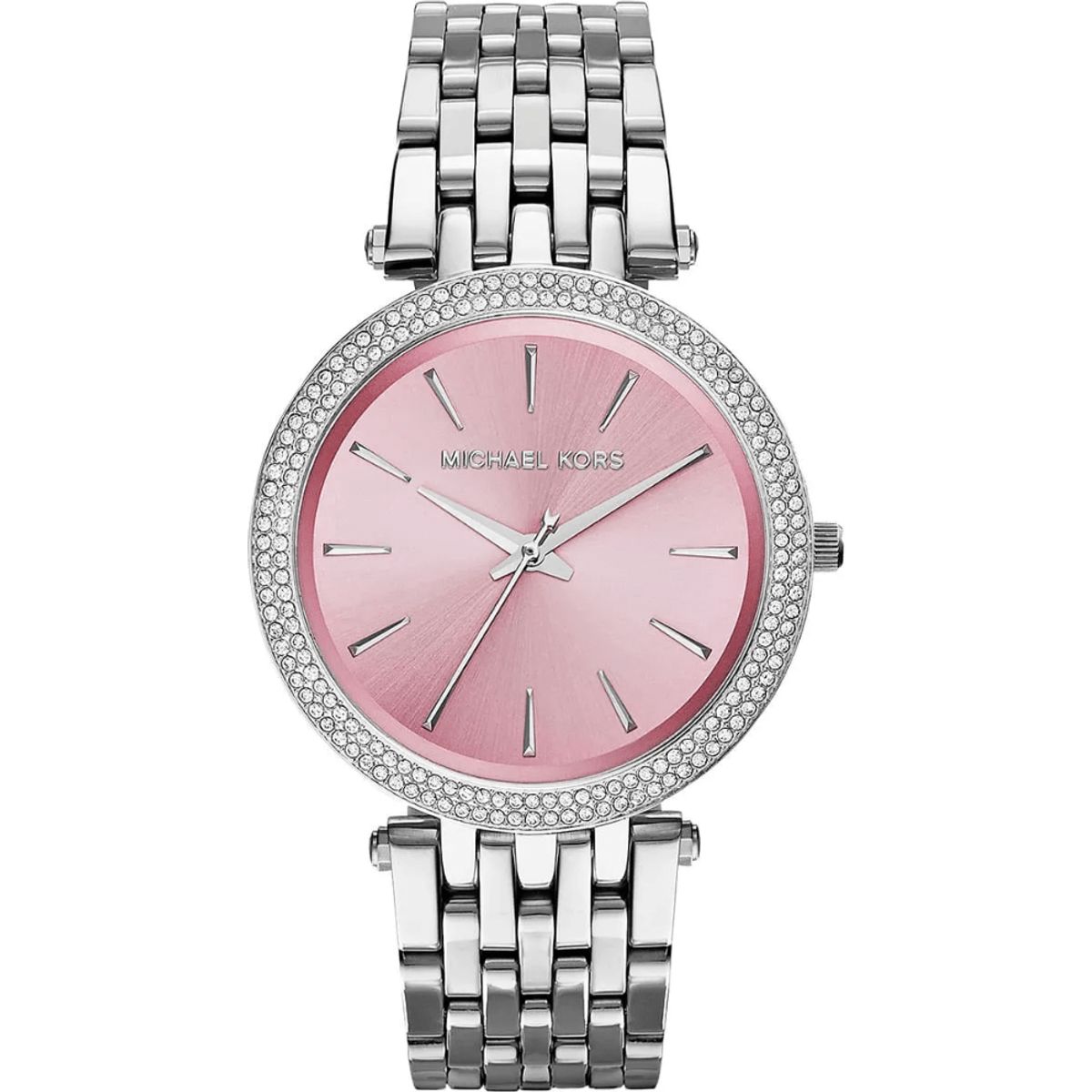 Elegante Armbanduhr mit Kristalllünette