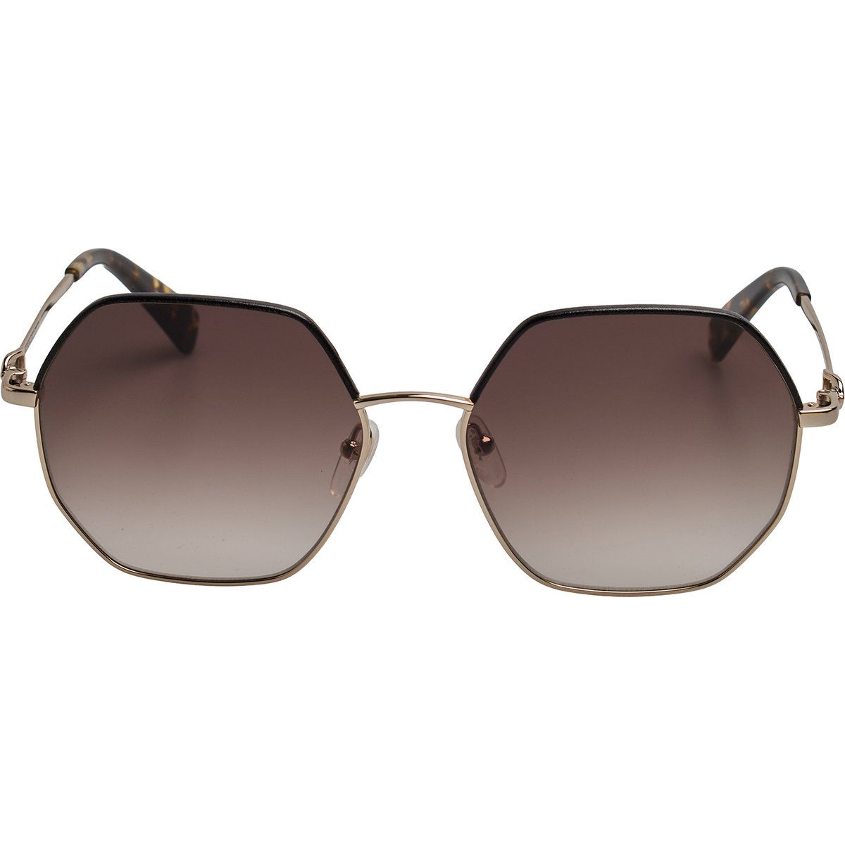 Geometrische Hexagonal-Sonnenbrille aus Metall