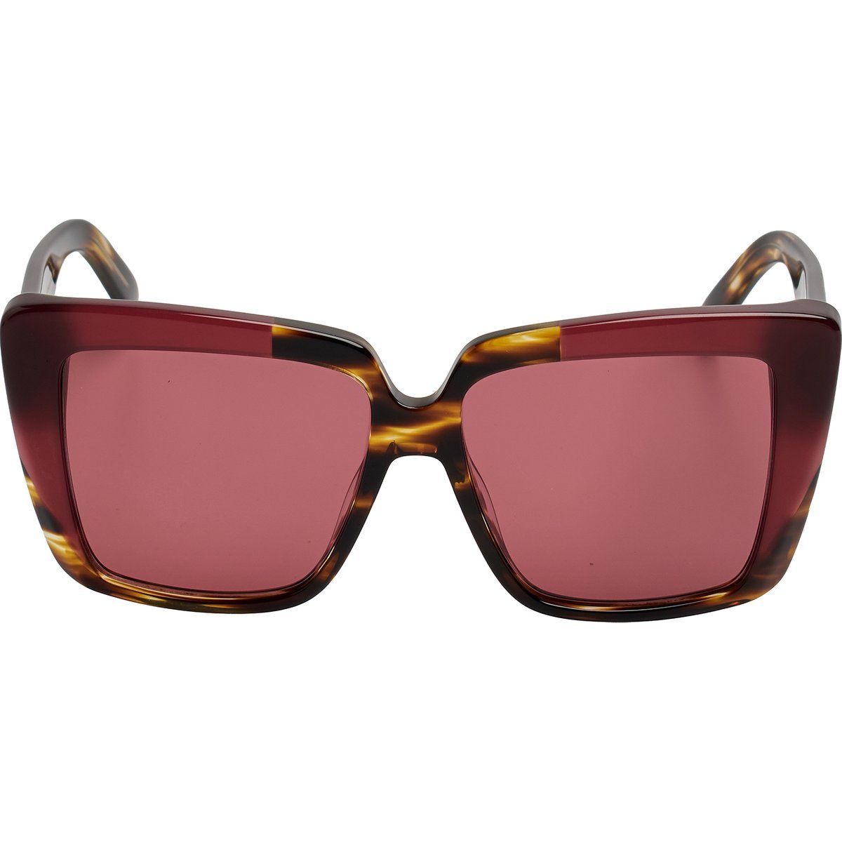 Rechteckige Sonnenbrille aus Acetat