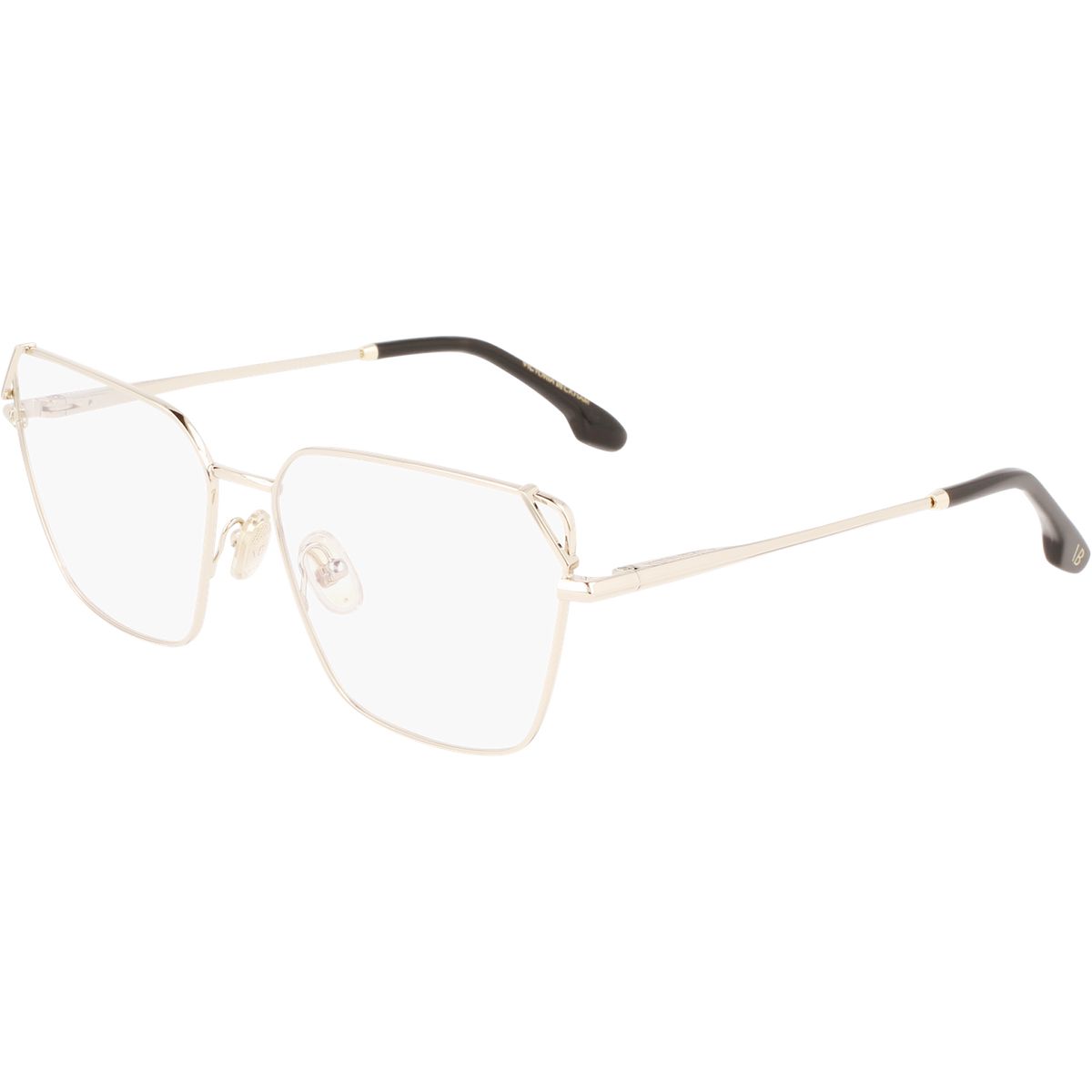 Geometrische Oversized Metall-Brillenfassung