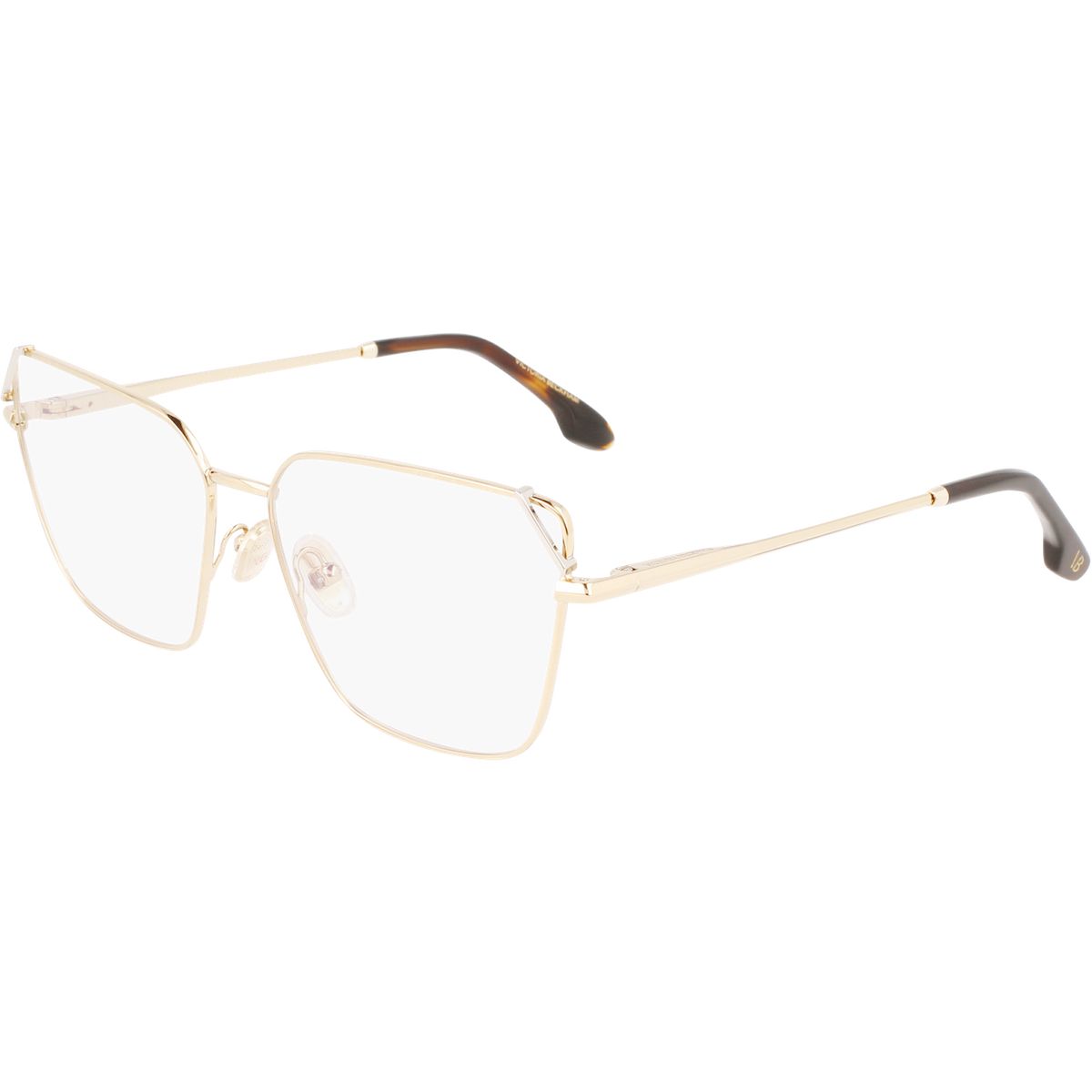 Geometrische Schmetterlingsbrille aus Metall