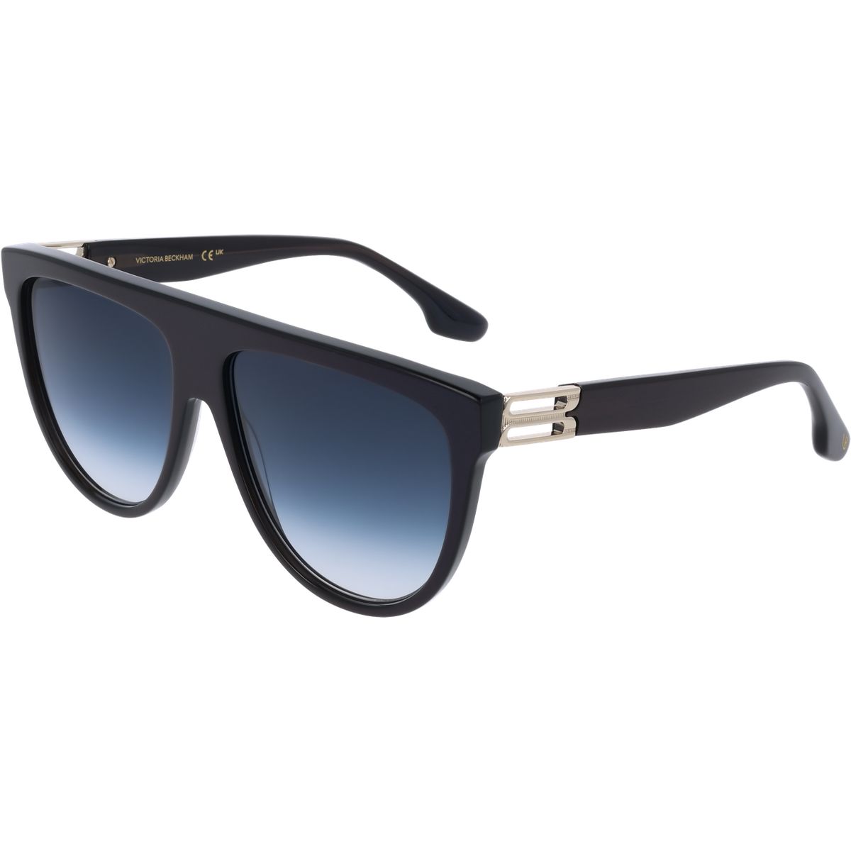 Oversize-Sonnenbrille mit flacher Oberseite