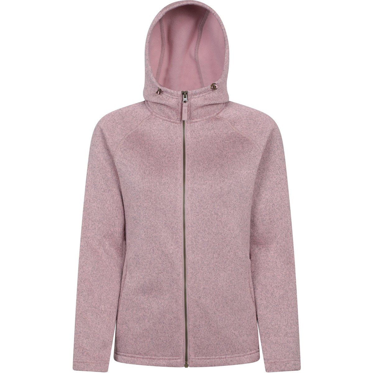 Outdoor-Fleecejacke mit Kapuze
