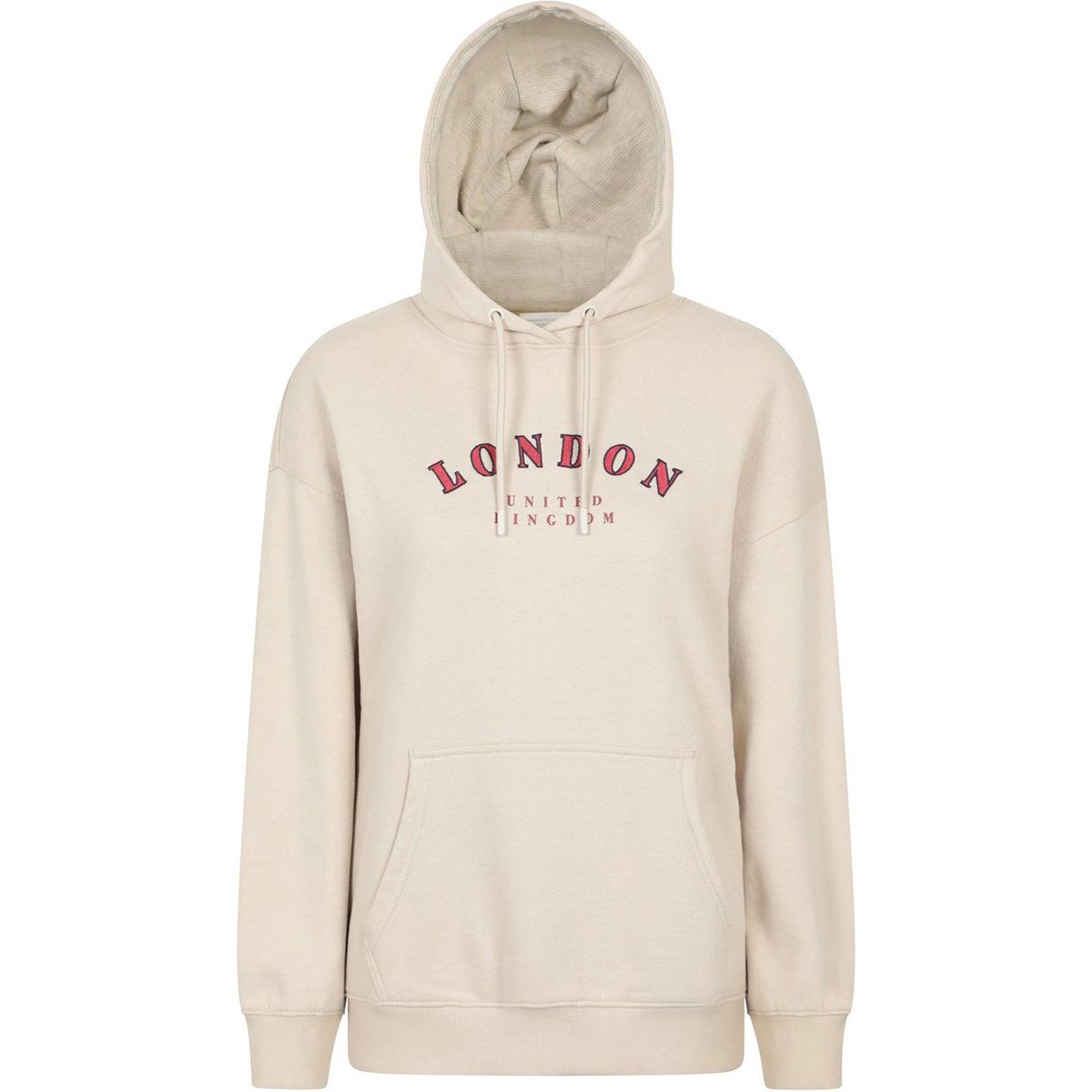 London Grafik Hoodie Lockere Passform