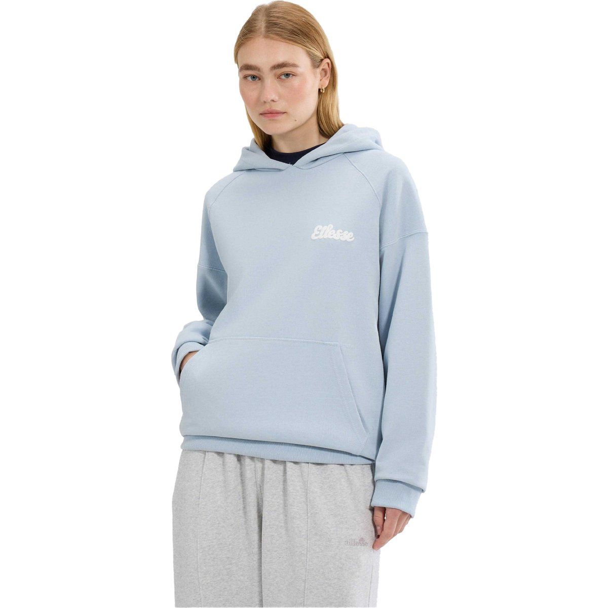 Relaxter Kapuzenpullover mit Rückengrafik