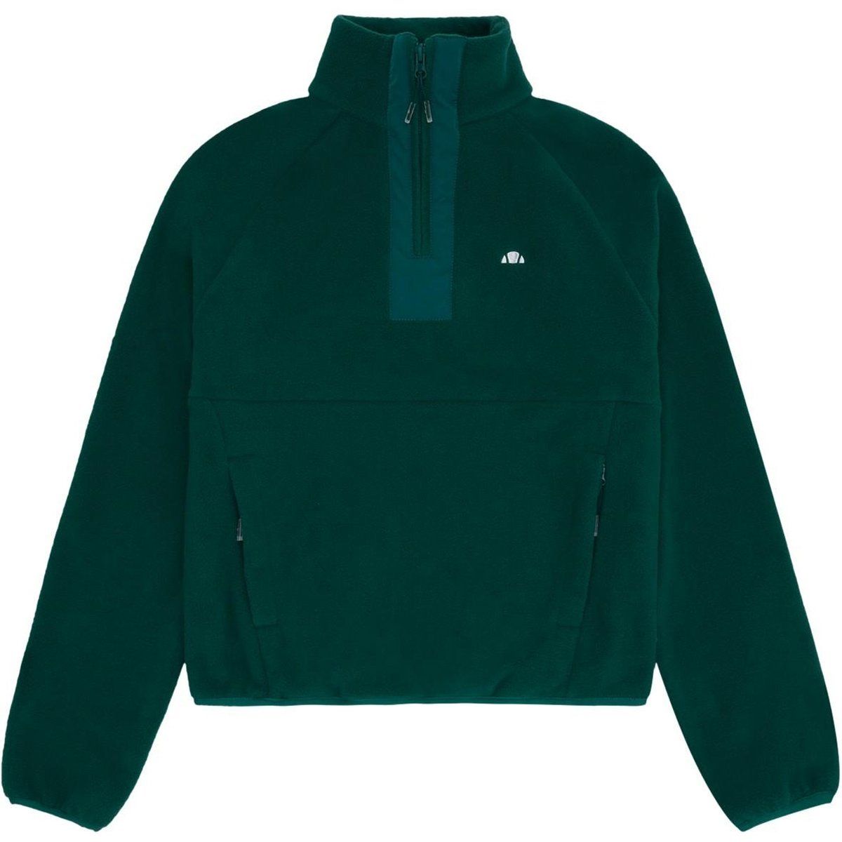 Fleece-Pullover mit halbem Reißverschluss
