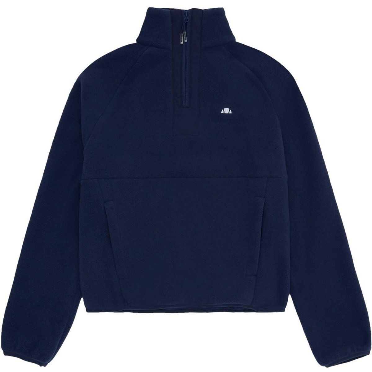 Fleece-Pullover mit halbem Reißverschluss