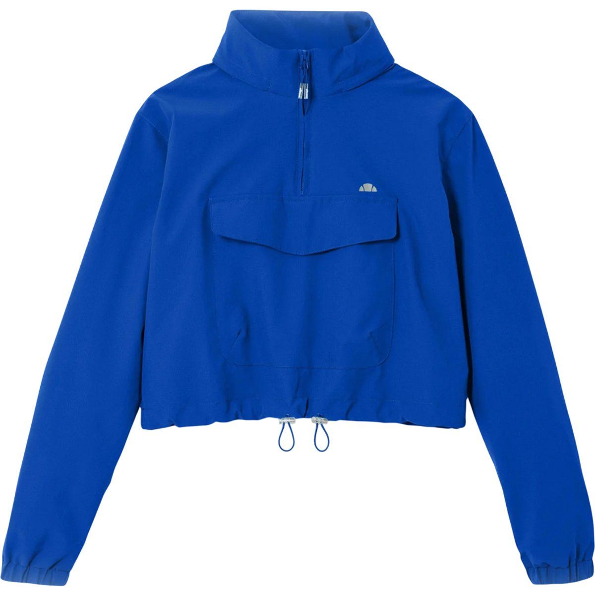 Verkürzter Schlupf-Anorak mit halbem Reißverschluss