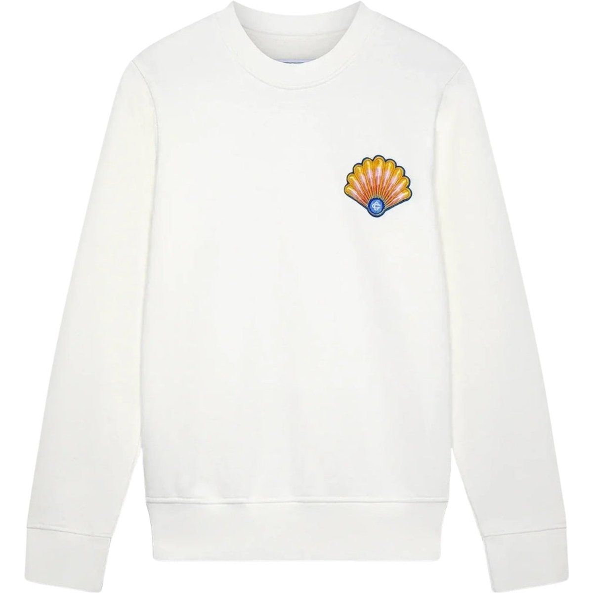 Sweatshirt mit bestickter Muschel