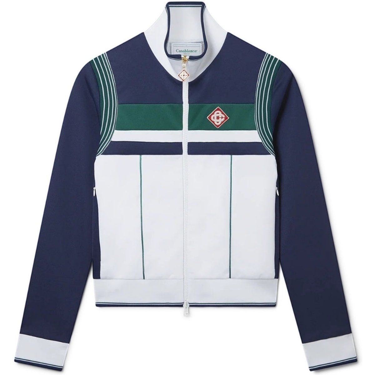 Sportliche Zip-Jacke im Color-Block-Design