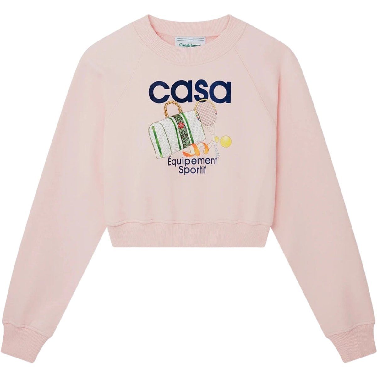 Kurzes Sweatshirt mit Grafikprint