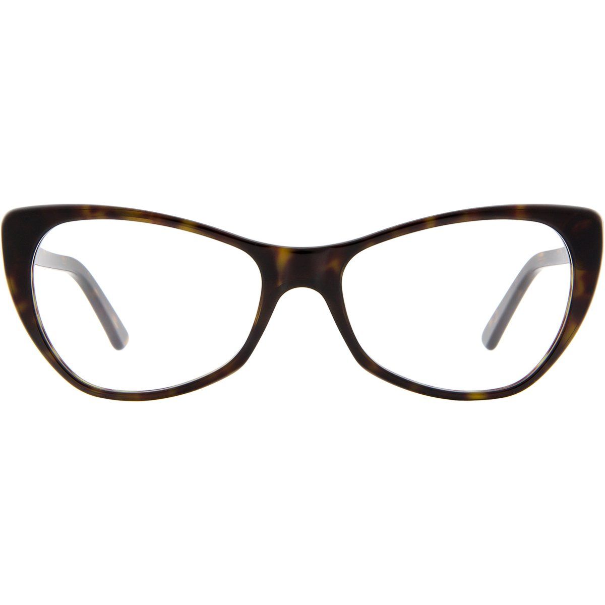 Markante geschwungene Cat-Eye-Silhouette