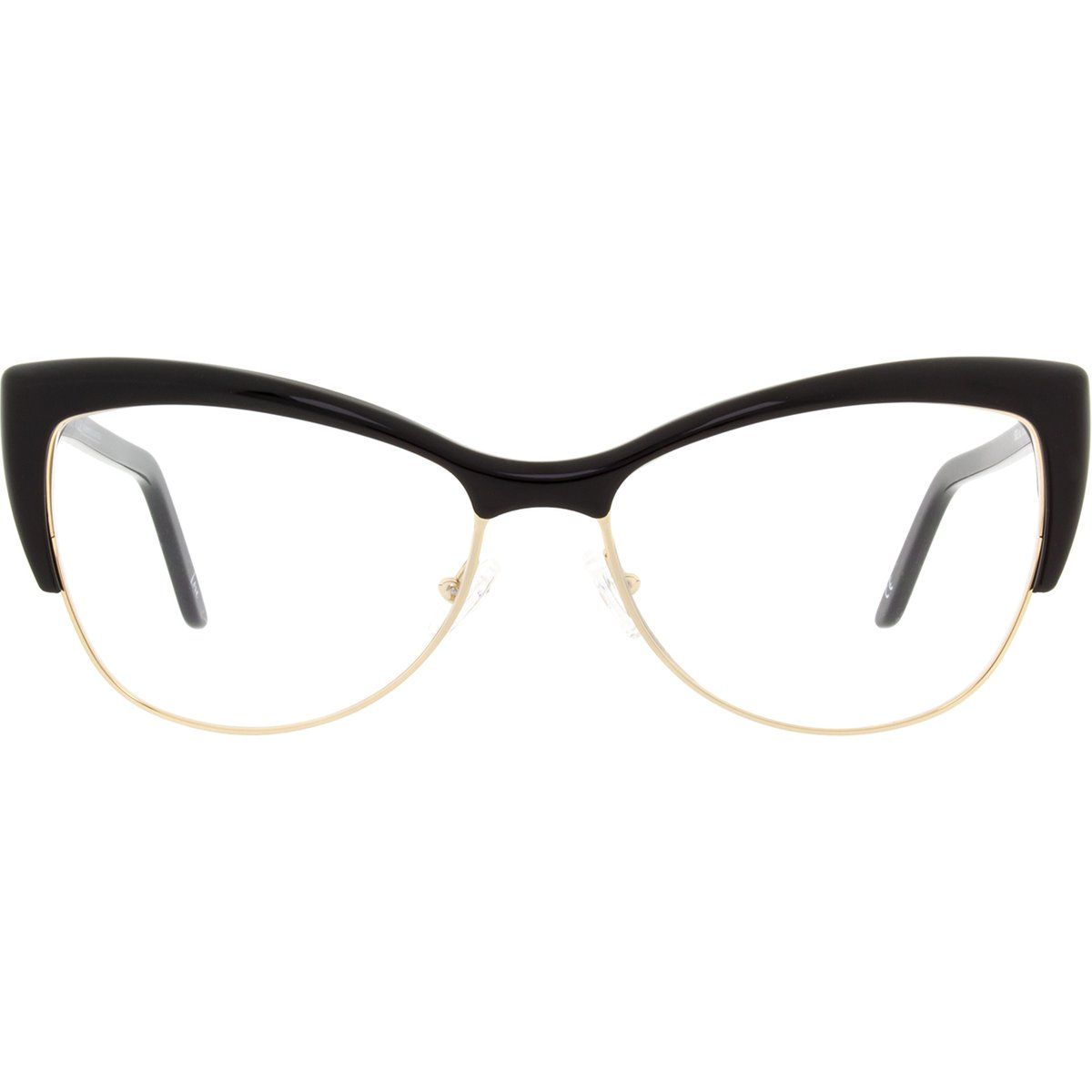 Elegante Halbrandbrille in Cat-Eye-Form