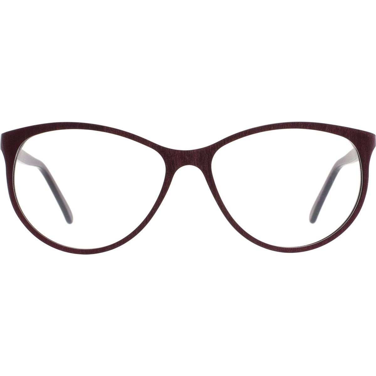 Elegante Brillenfassung in Holzoptik