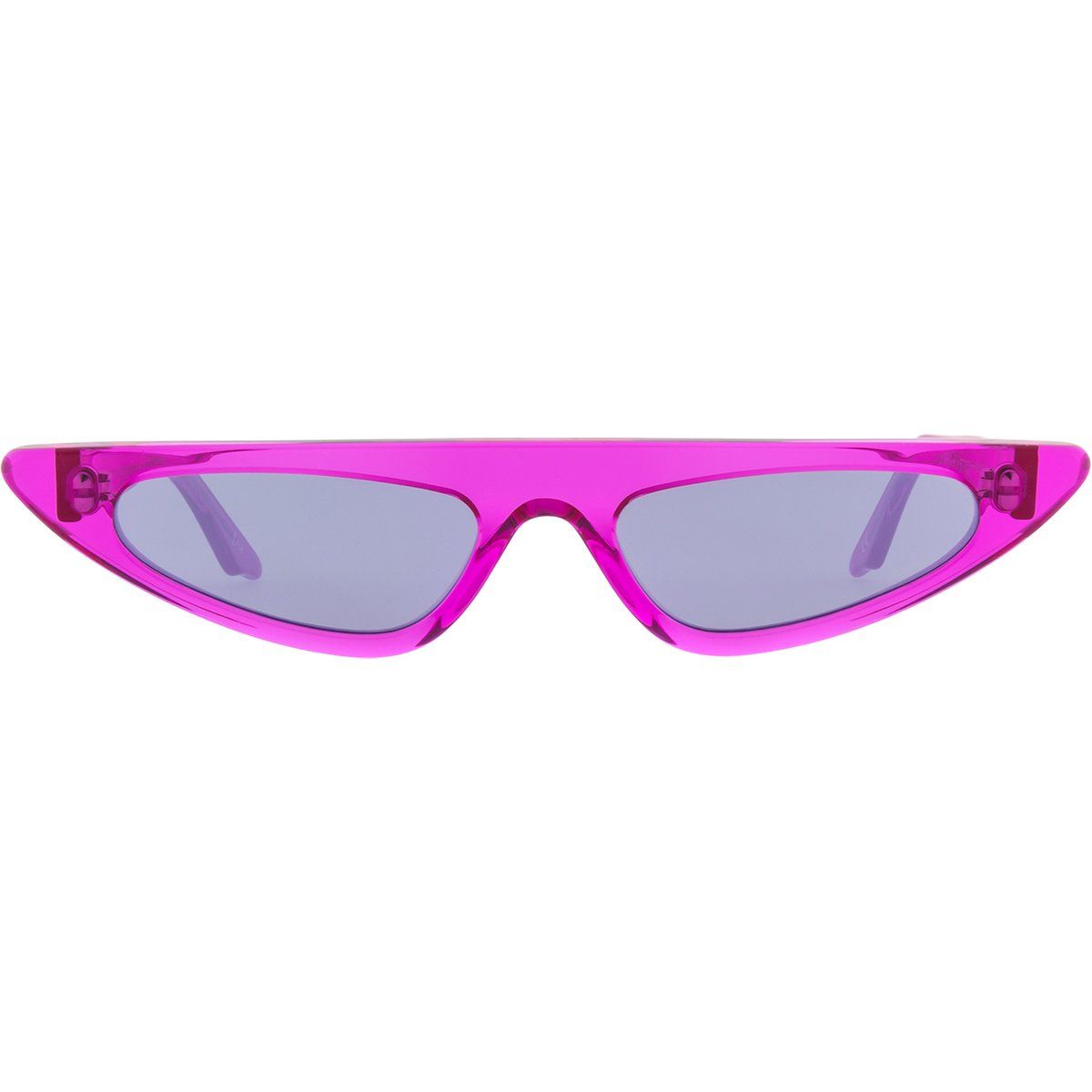Futuristische Schmale Cat-Eye-Sonnenbrille