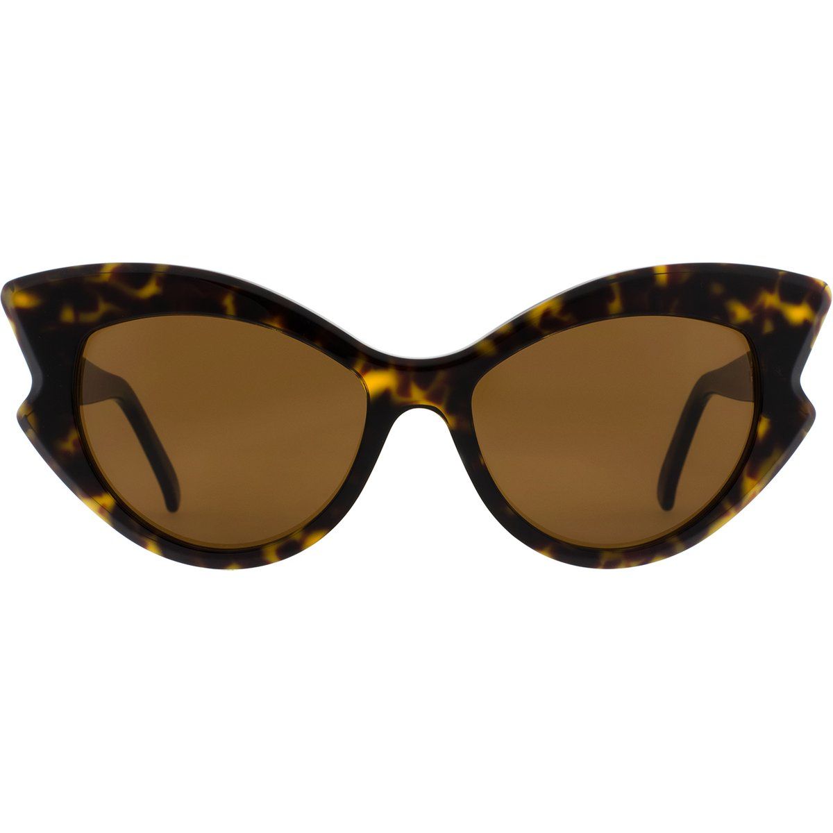 Markante geometrische Cateye-Sonnenbrille