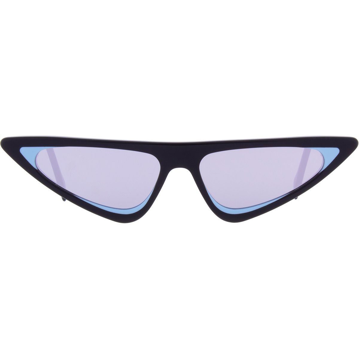 Scharfe dreieckige Cateye-Sonnenbrille
