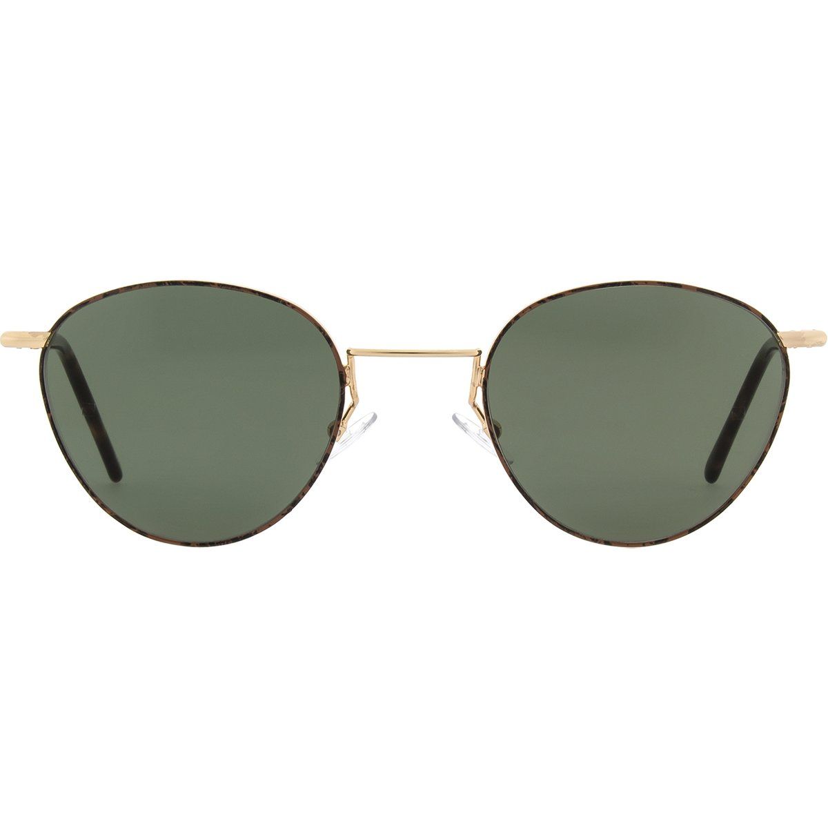 Vintage-Inspirierte Runde Metall-Sonnenbrille