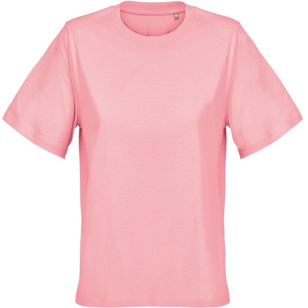 Bio-Baumwoll-T-Shirt mit Rundhalsausschnitt
