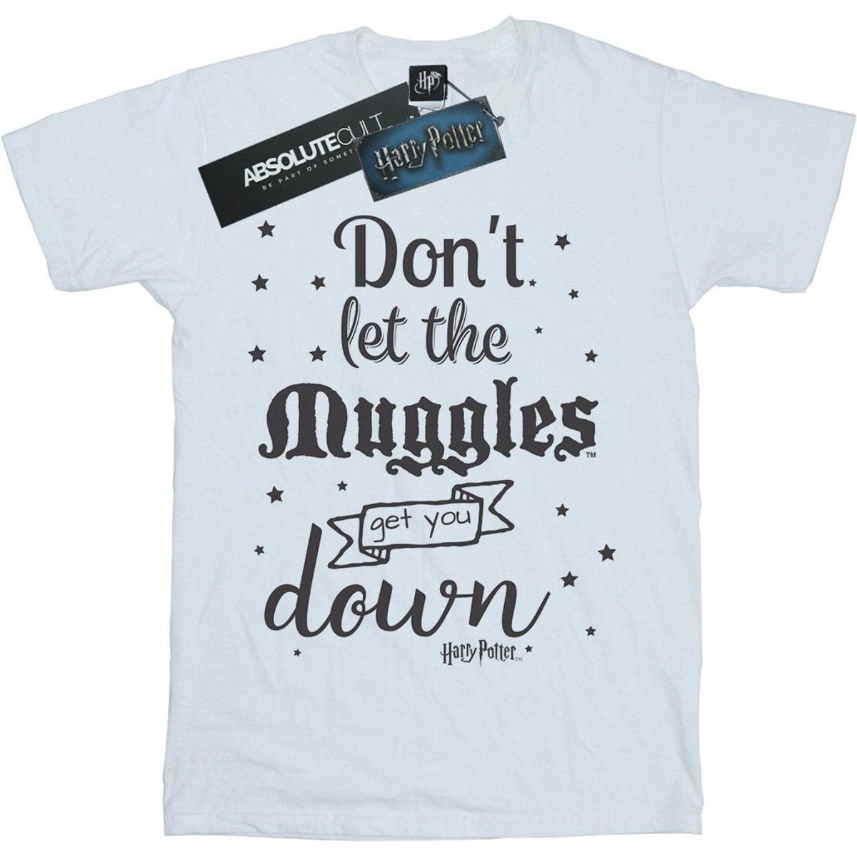 Boyfriend-T-Shirt mit Spruch-Print