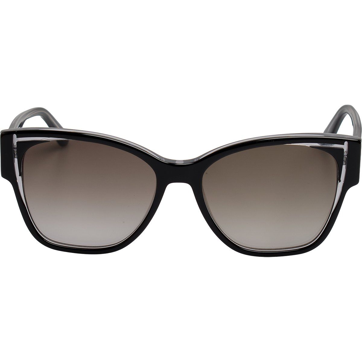 Scharfkantige Rechteck-Sonnenbrille mit Verlauf