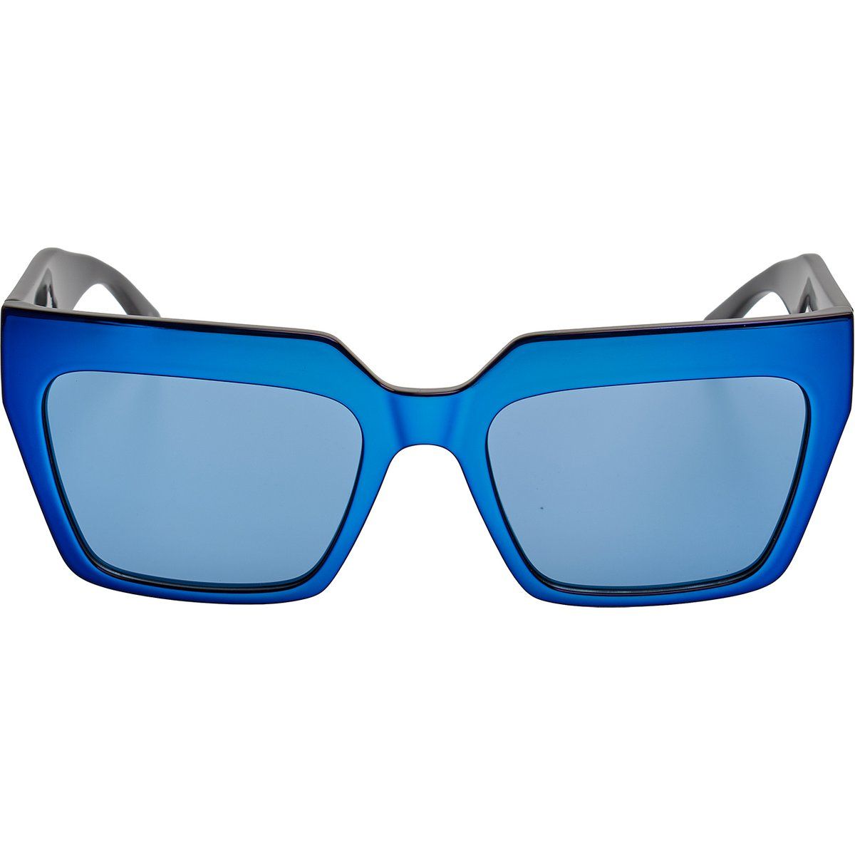 Markante geometrische quadratische Sonnenbrille