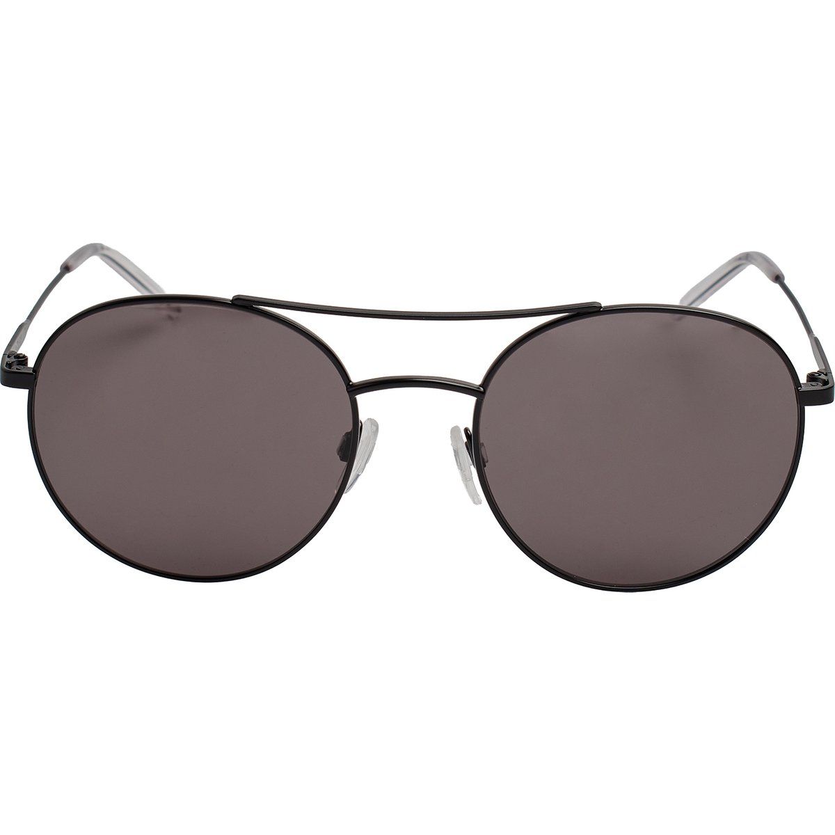 Runde Metallsonnenbrille mit Doppelsteg