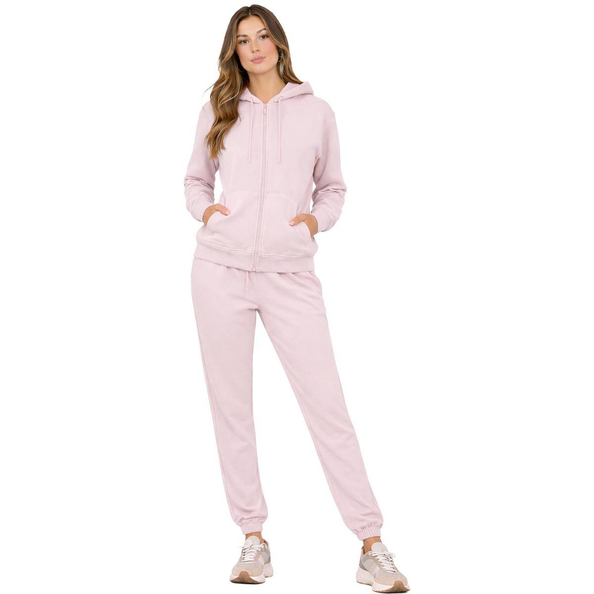 Zip-Hoodie und Jogginghose Set