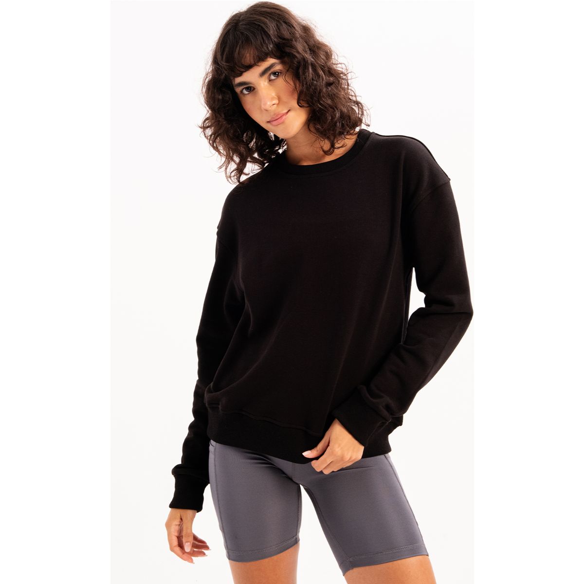 Minimalistisches Relaxed-Fit Baumwoll-Sweatshirt