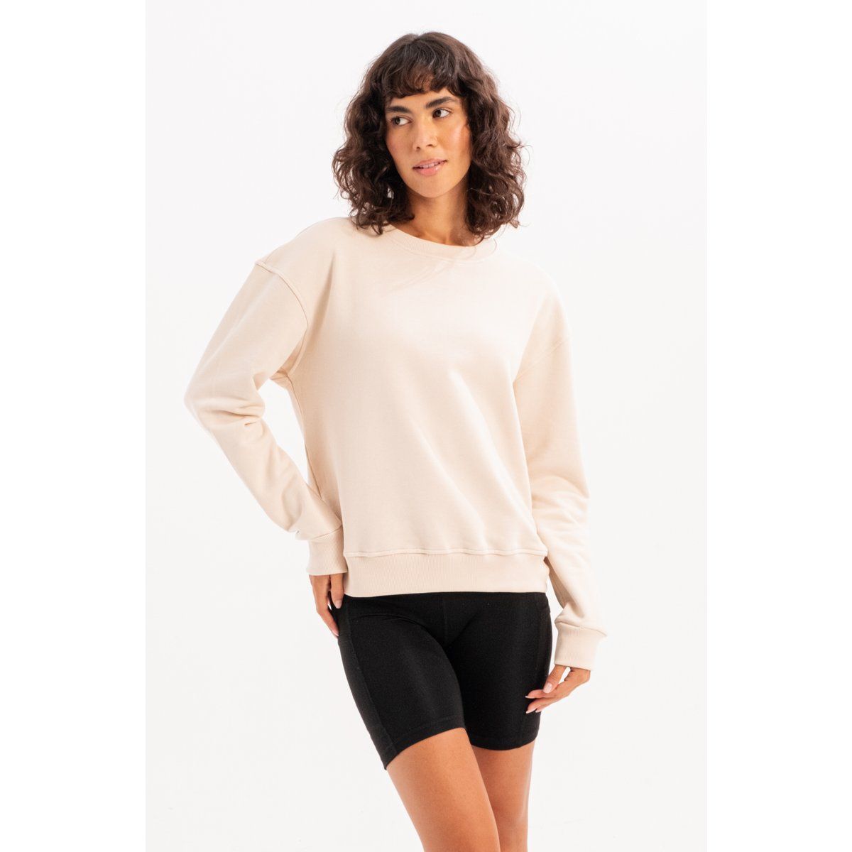 Klassisches Sweatshirt mit Rundhalsausschnitt