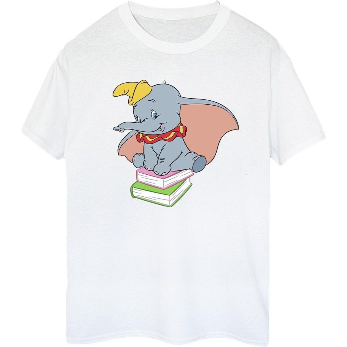 Dumbo auf Büchern sitzend T-Shirt