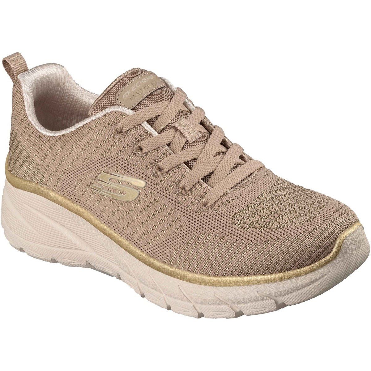 Metallisch strukturierte Strick-Sneaker