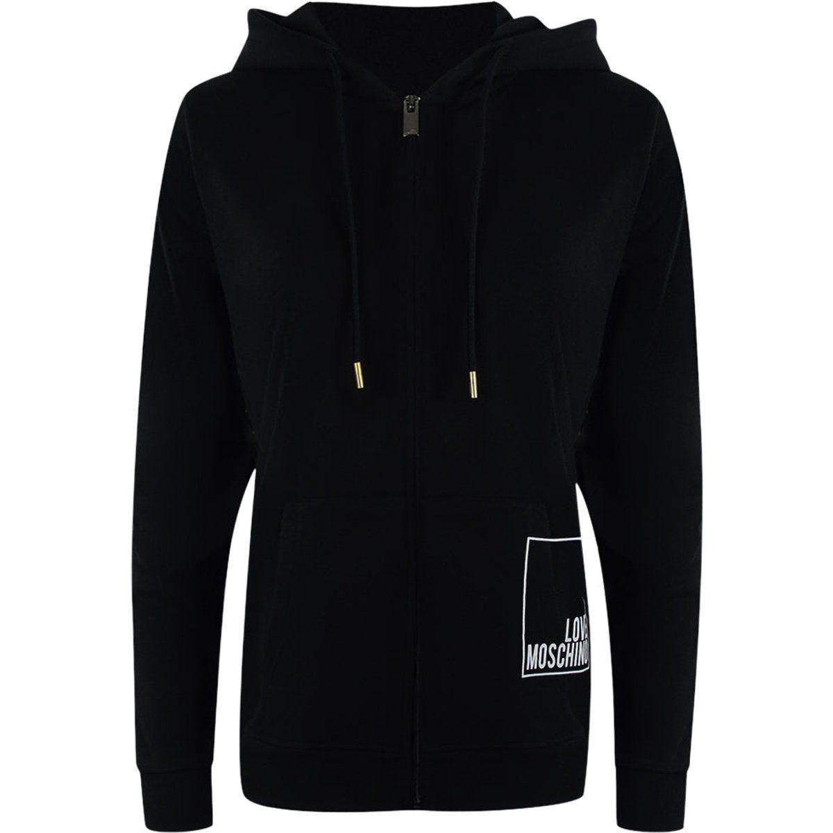Zip-Hoodie mit Grafik-Print