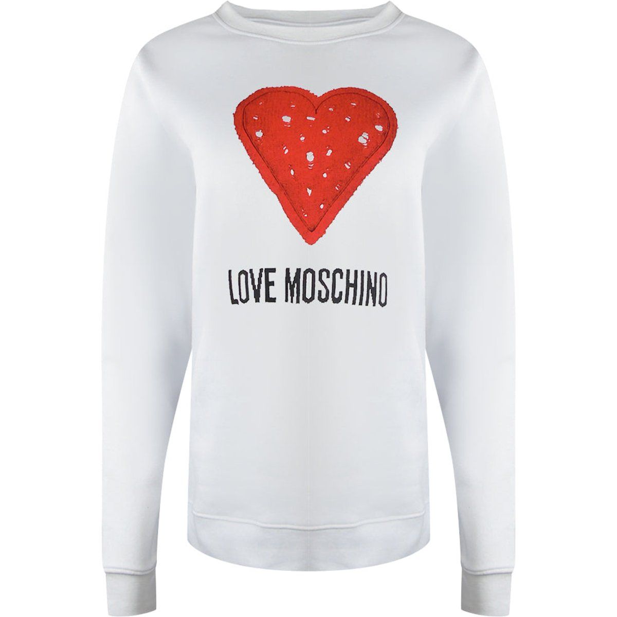 Sweatshirt mit grafischem Herz-Motiv