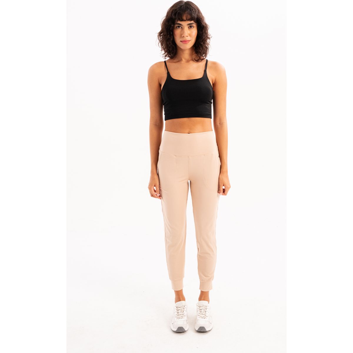 Entspannte Jogginghose mit hohem Bund