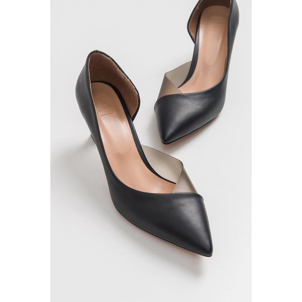 Elegante spitze D'Orsay-Pumps