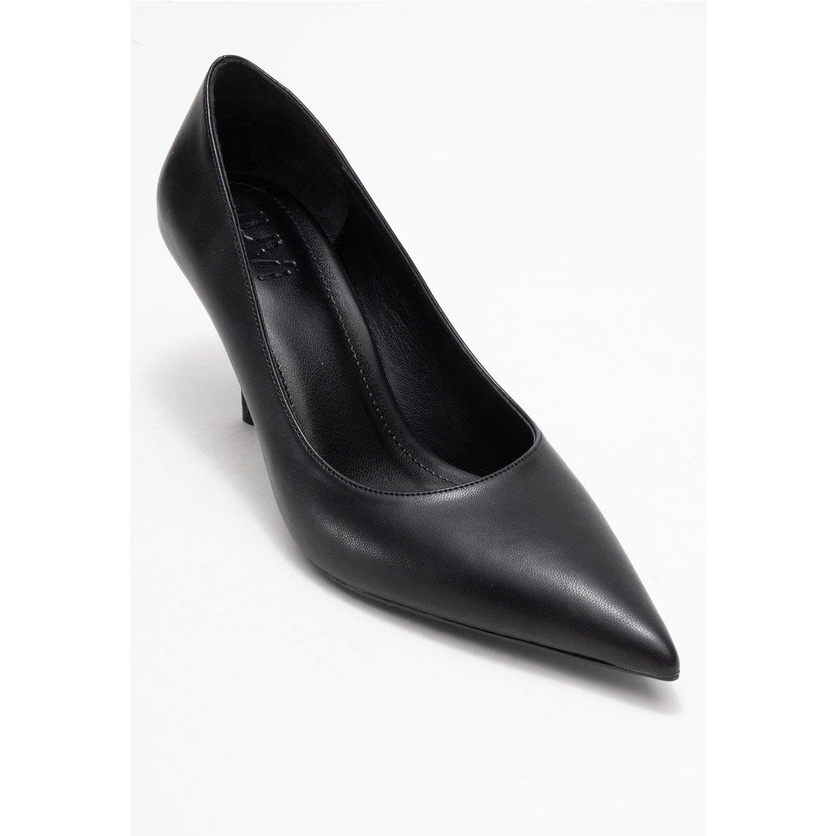 Elegante spitze Stiletto Lederpumps