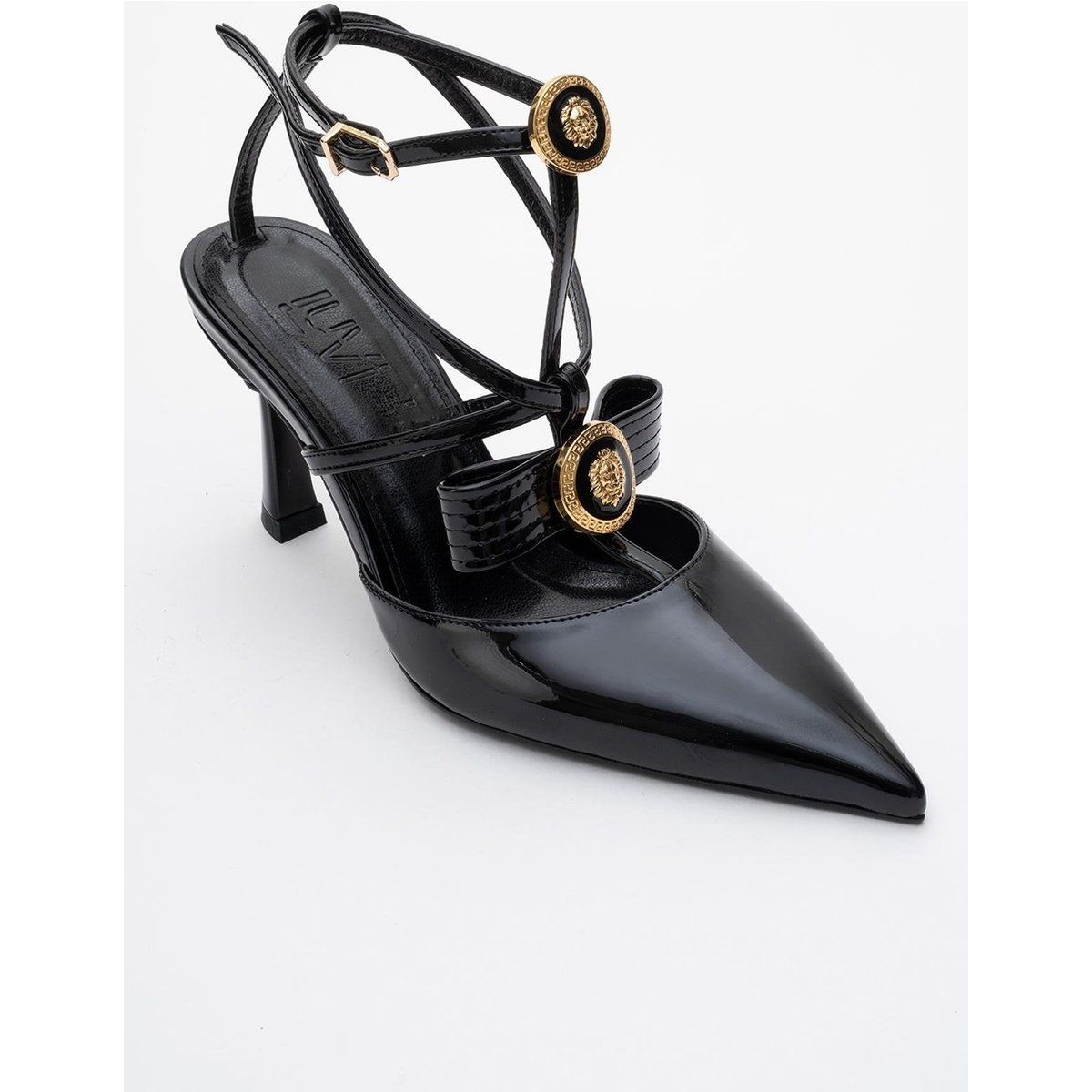 Elegante spitze Pumps aus Lackleder