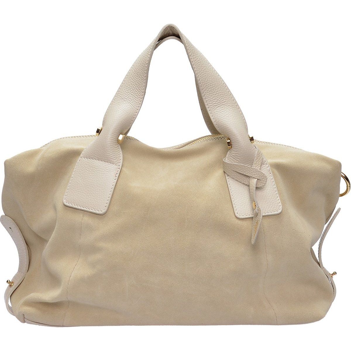 Henkeltasche aus Wild- und Narbenleder