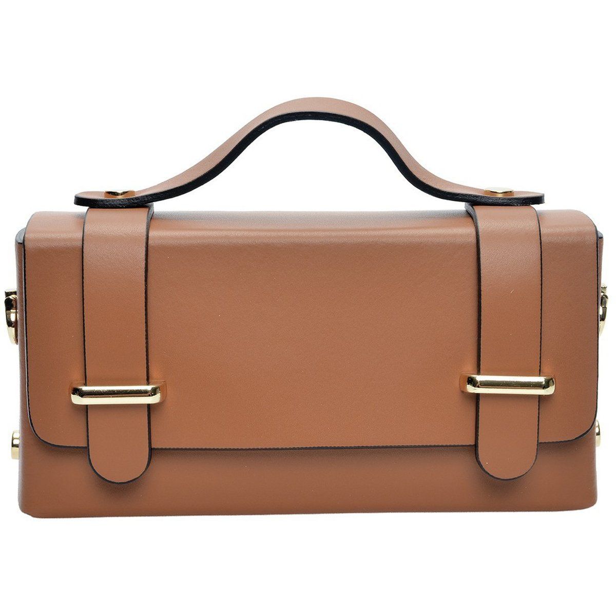 Minimalistische Leder-Henkeltasche