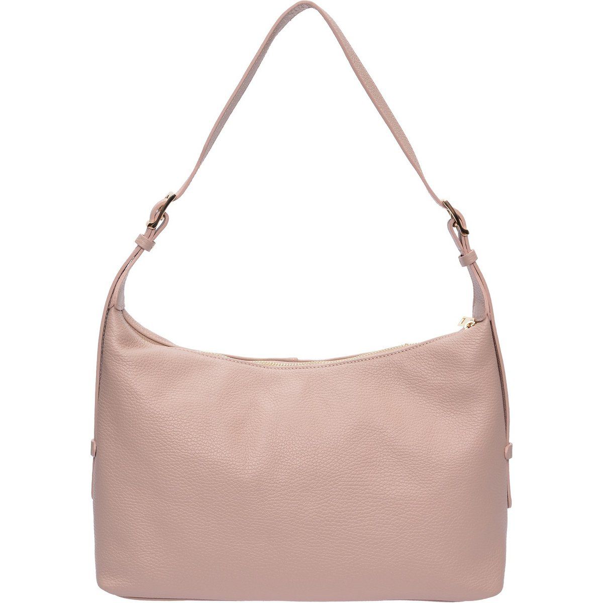 Elegante Schultertasche aus genarbtem Leder