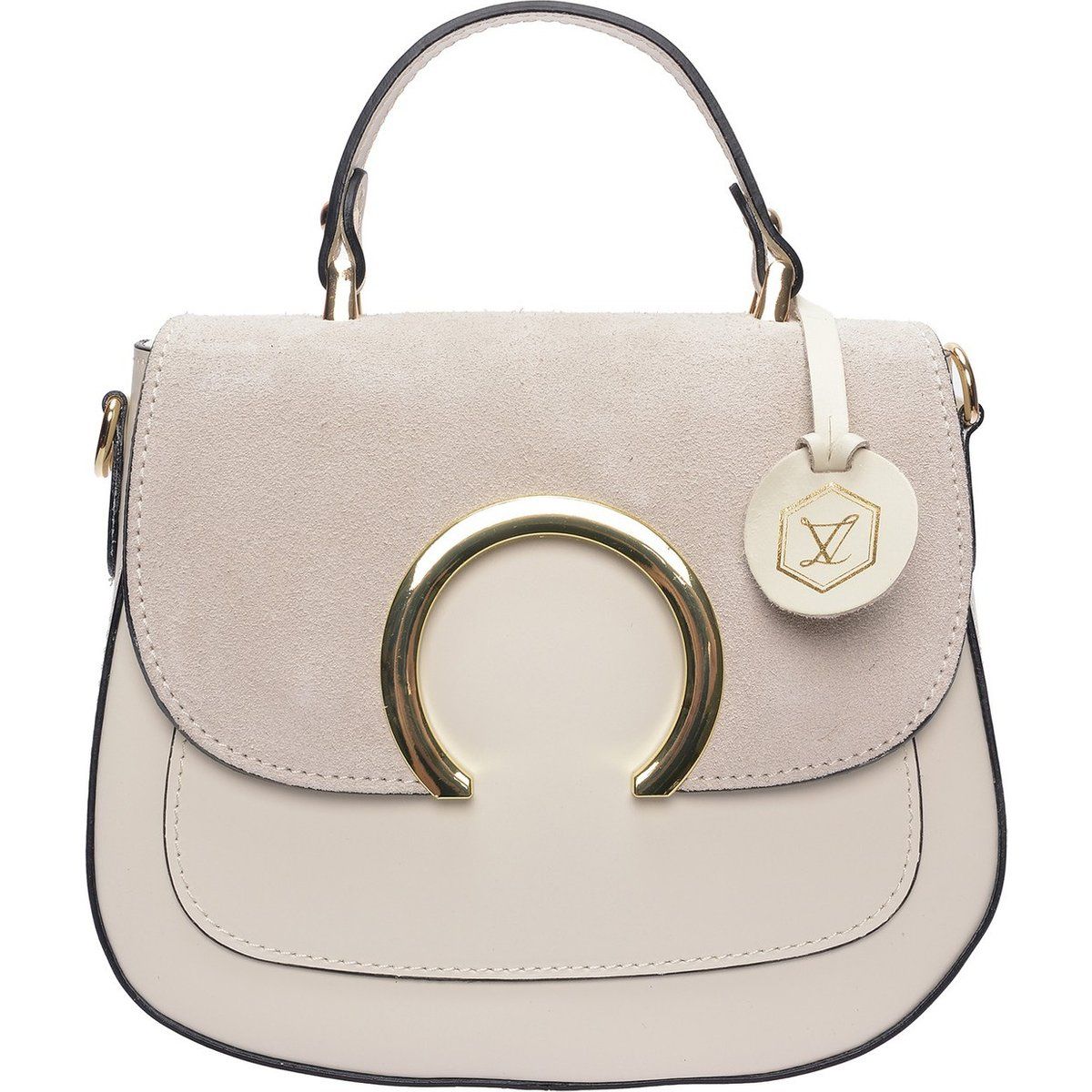 Elegante Schultertasche mit Überschlag